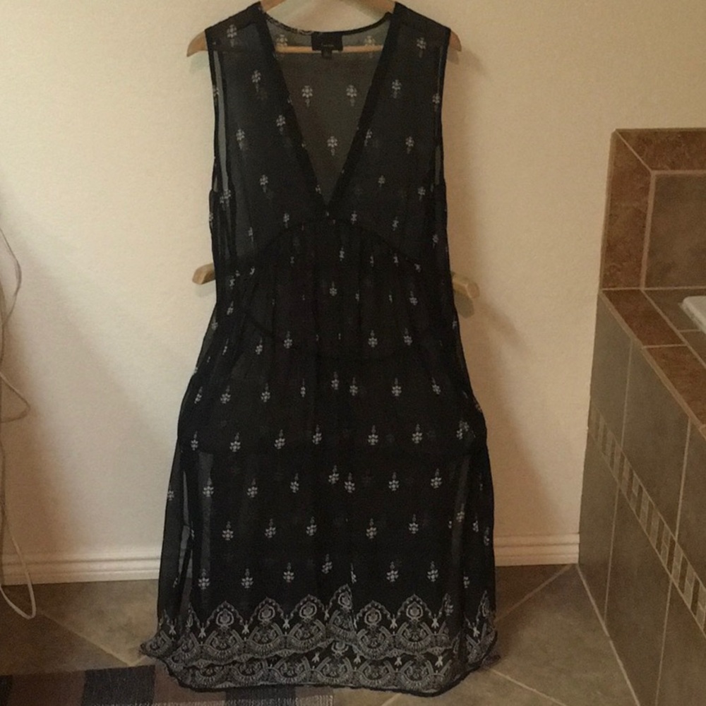 Sheer black dress